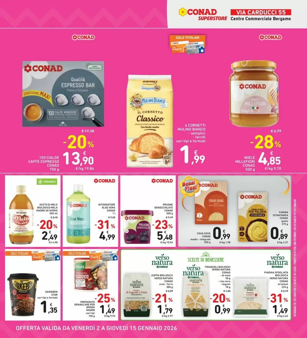 Volantino promozionale Conad Superstore  valide dal 02/01/2026 - Pagina 21.