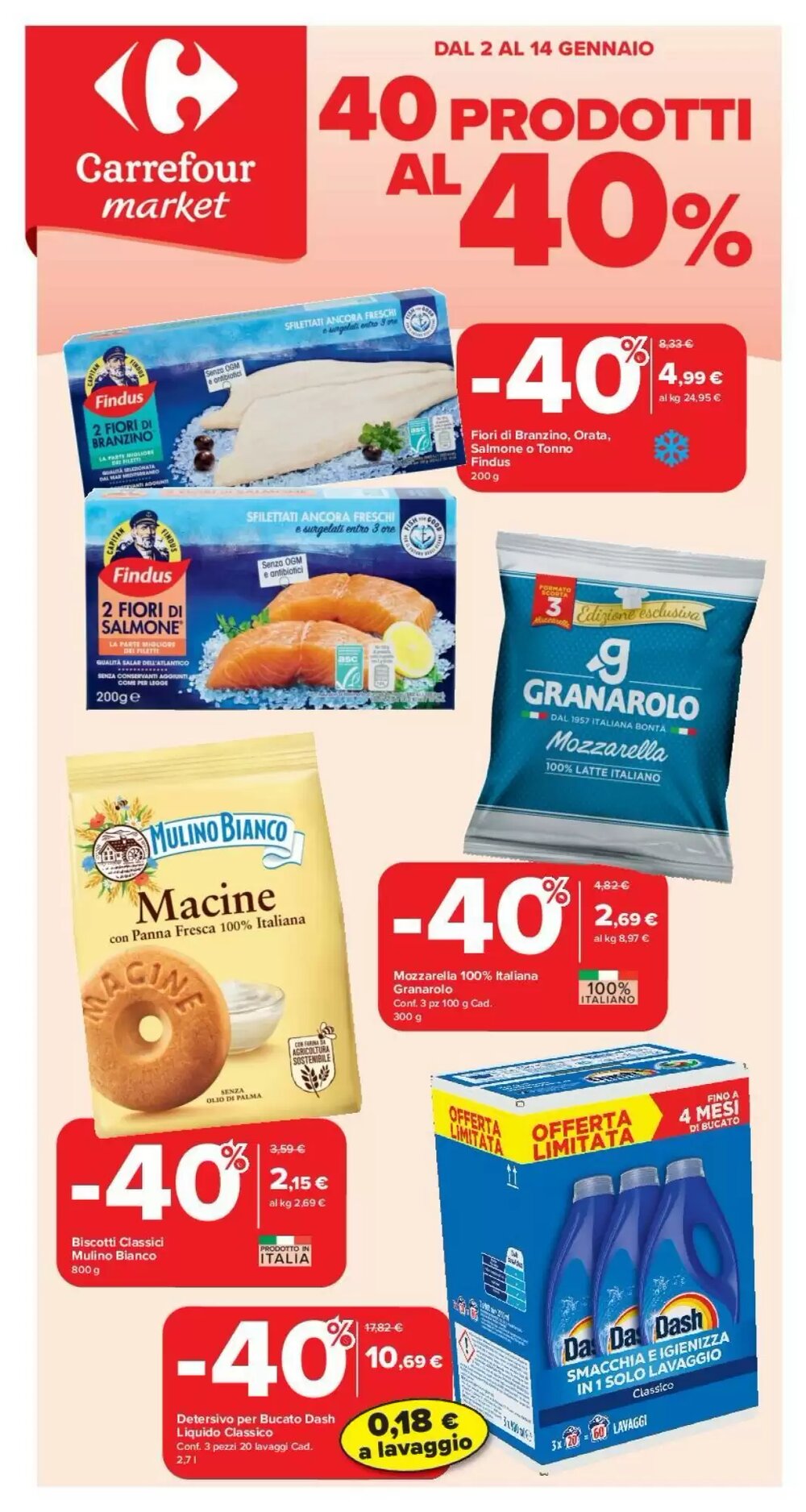 Volantino promozionale Carrefour  valide dal 02/01/2026 - Pagina 1.