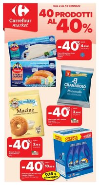 Volantino promozionale Carrefour  valide dal 02/01/2026 - Pagina 1.