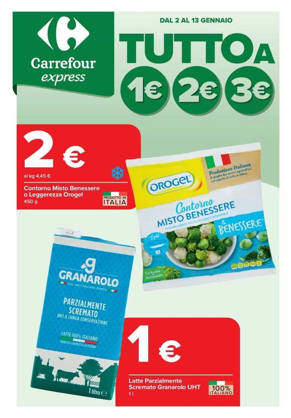 Volantino promozionale Carrefour Express  valide dal 02/01/2026 - Pagina 1.