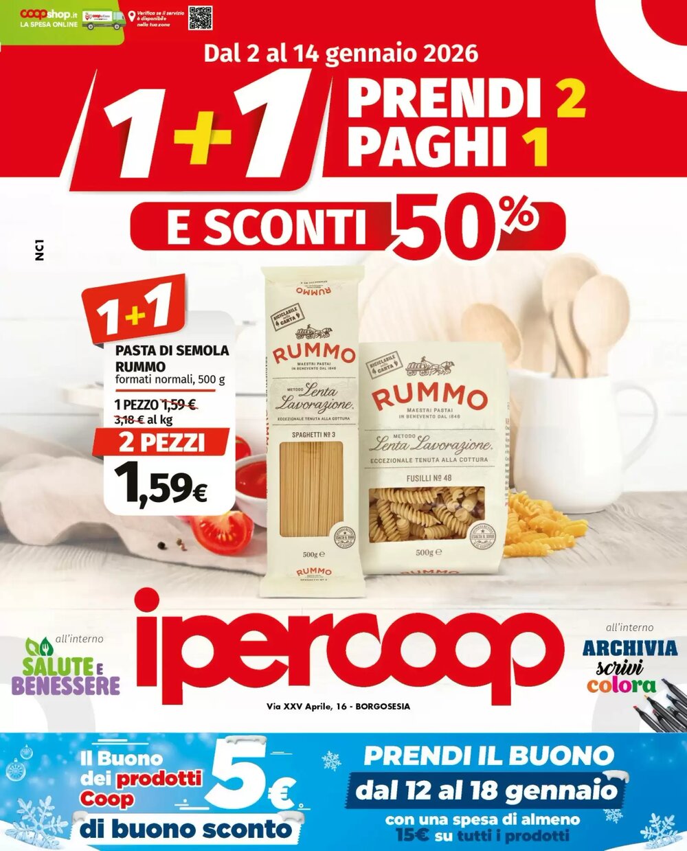 Volantino promozionale Ipercoop  valide dal 02/01/2026 - Pagina 1.