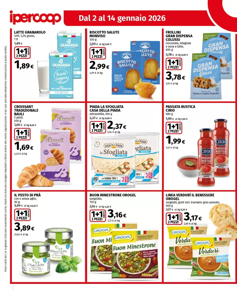 Volantino promozionale Ipercoop  valide dal 02/01/2026 - Pagina 2.