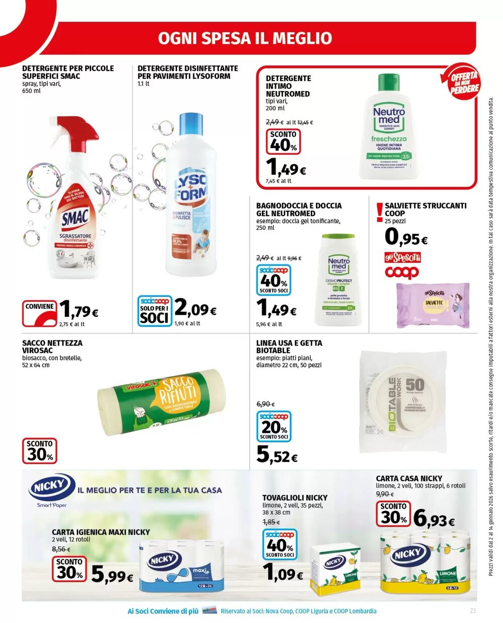 Volantino promozionale Ipercoop  valide dal 02/01/2026 - Pagina 23.