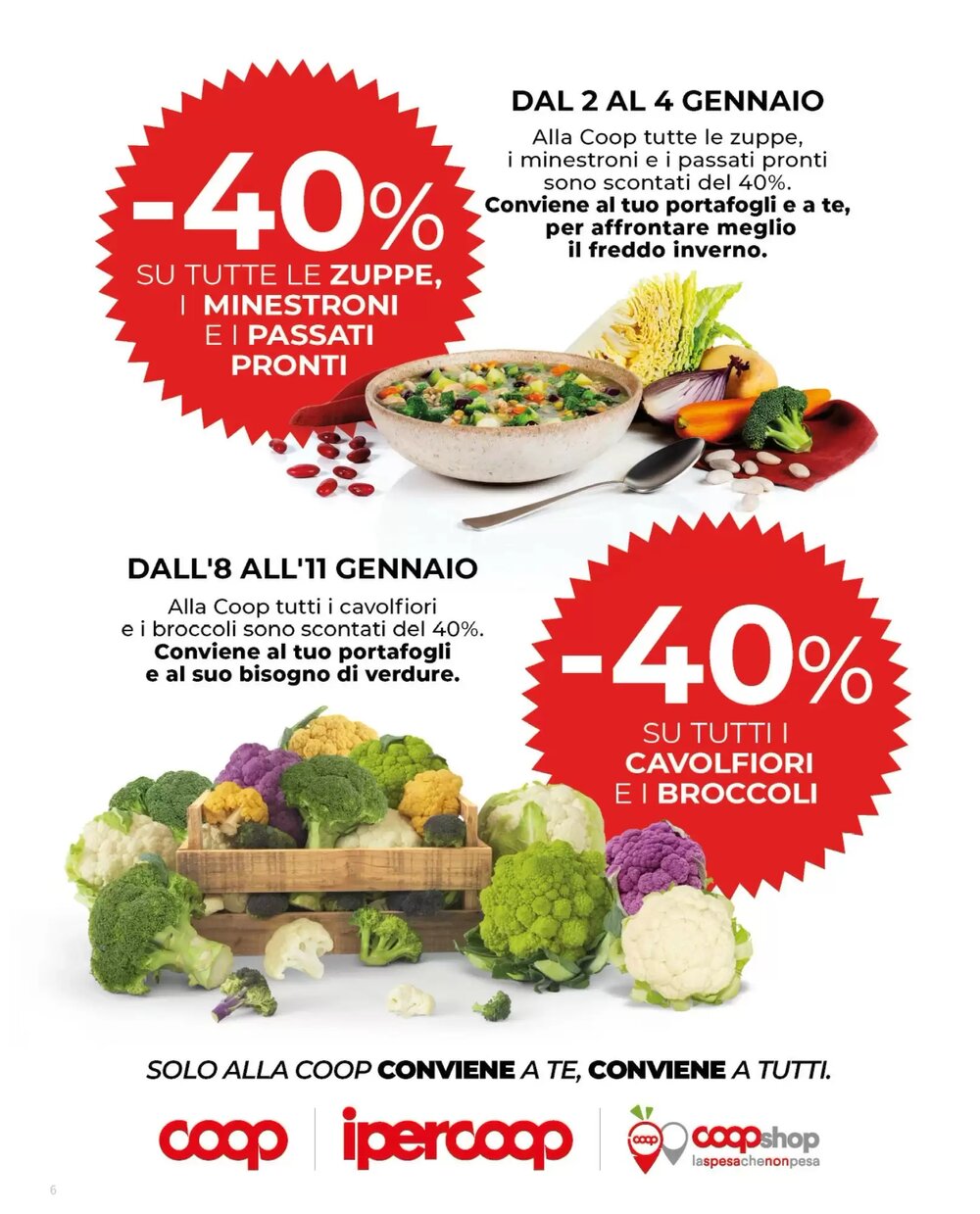Volantino promozionale Ipercoop  valide dal 02/01/2026 - Pagina 6.