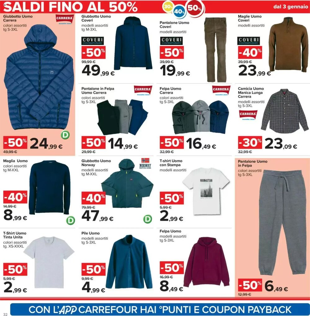 Volantino promozionale Carrefour  valide dal 02/01/2026 - Pagina 32.