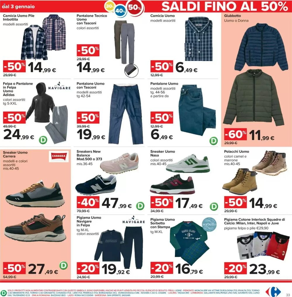 Volantino promozionale Carrefour  valide dal 02/01/2026 - Pagina 33.