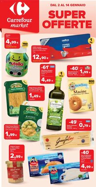 Volantino promozionale Carrefour Market  valide dal 02/01/2026 - Pagina 1.