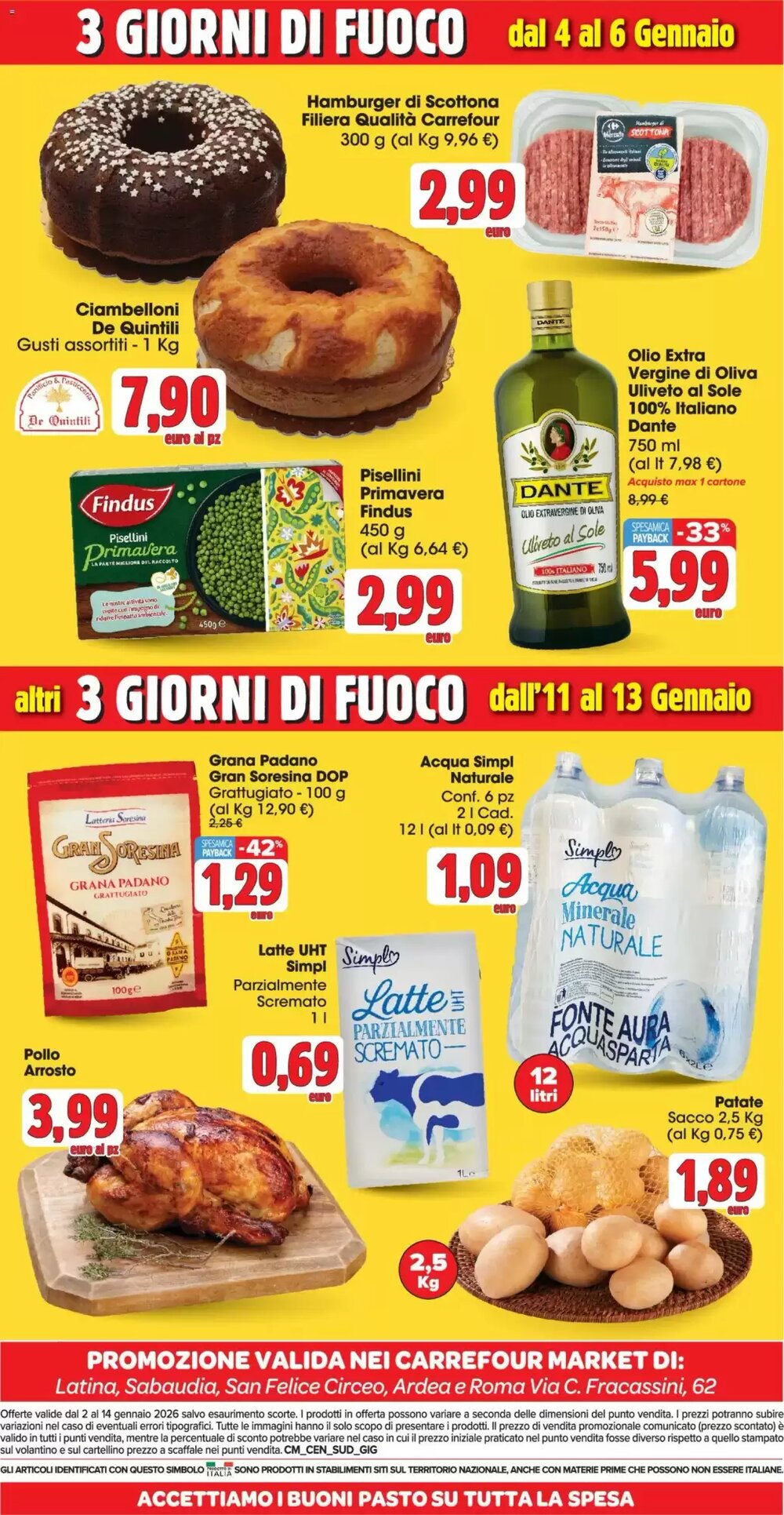 Volantino promozionale Carrefour Market  valide dal 02/01/2026 - Pagina 4.