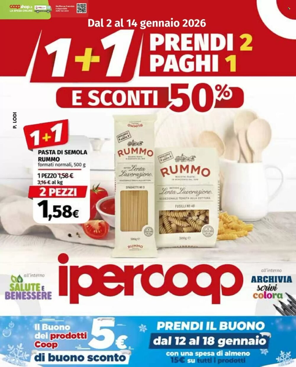 Volantino promozionale Coop  valide dal 02/01/2026 - Pagina 1.