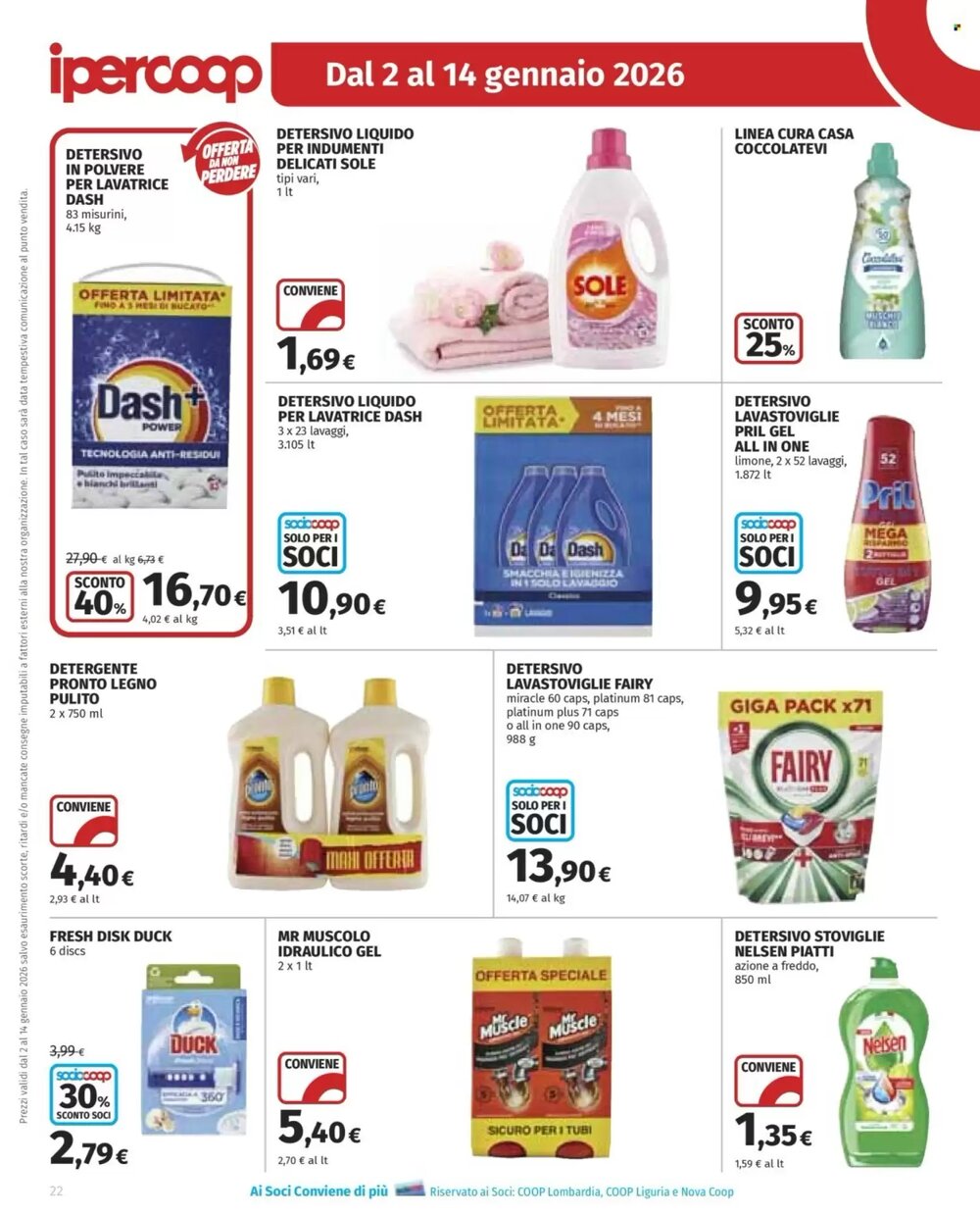 Volantino promozionale Coop  valide dal 02/01/2026 - Pagina 22.