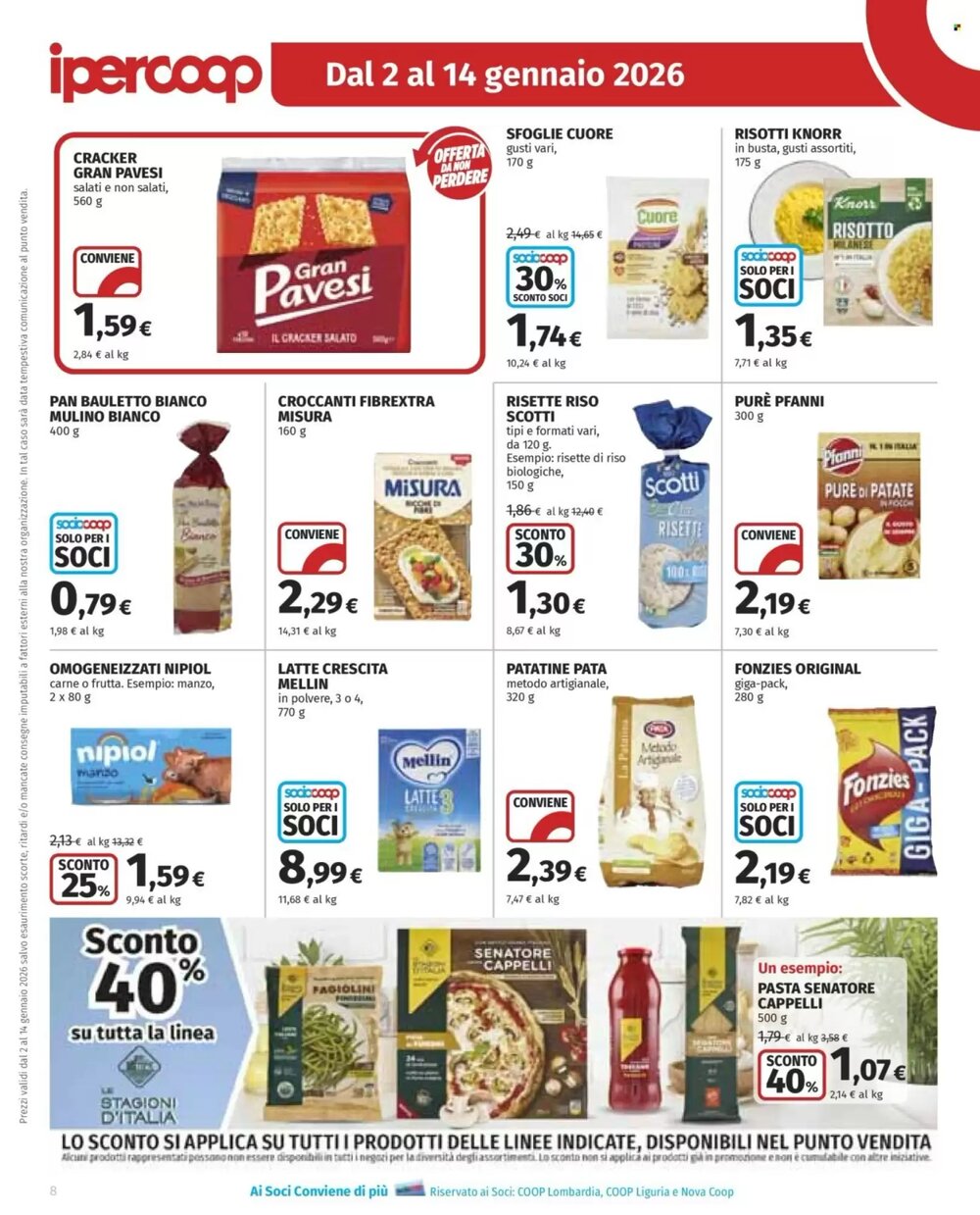 Volantino promozionale Coop  valide dal 02/01/2026 - Pagina 8.