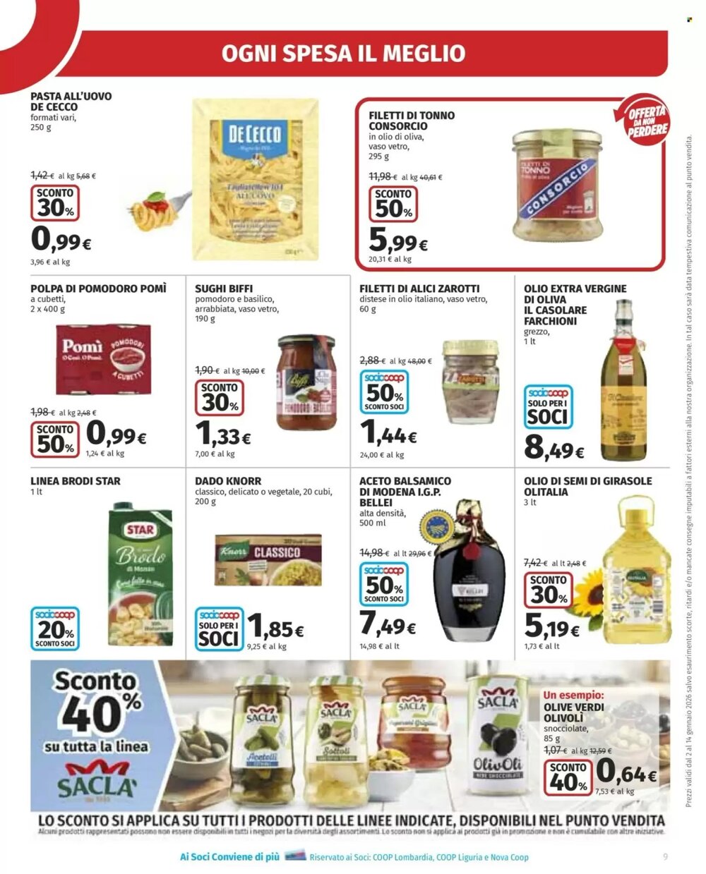 Volantino promozionale Coop  valide dal 02/01/2026 - Pagina 9.