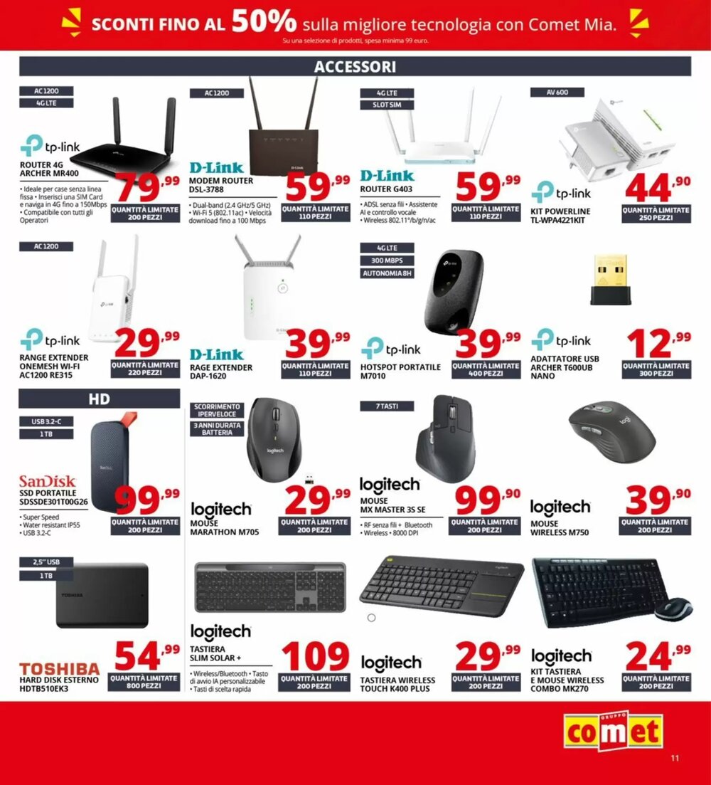 Volantino promozionale Comet  valide dal 02/01/2026 - Pagina 11.