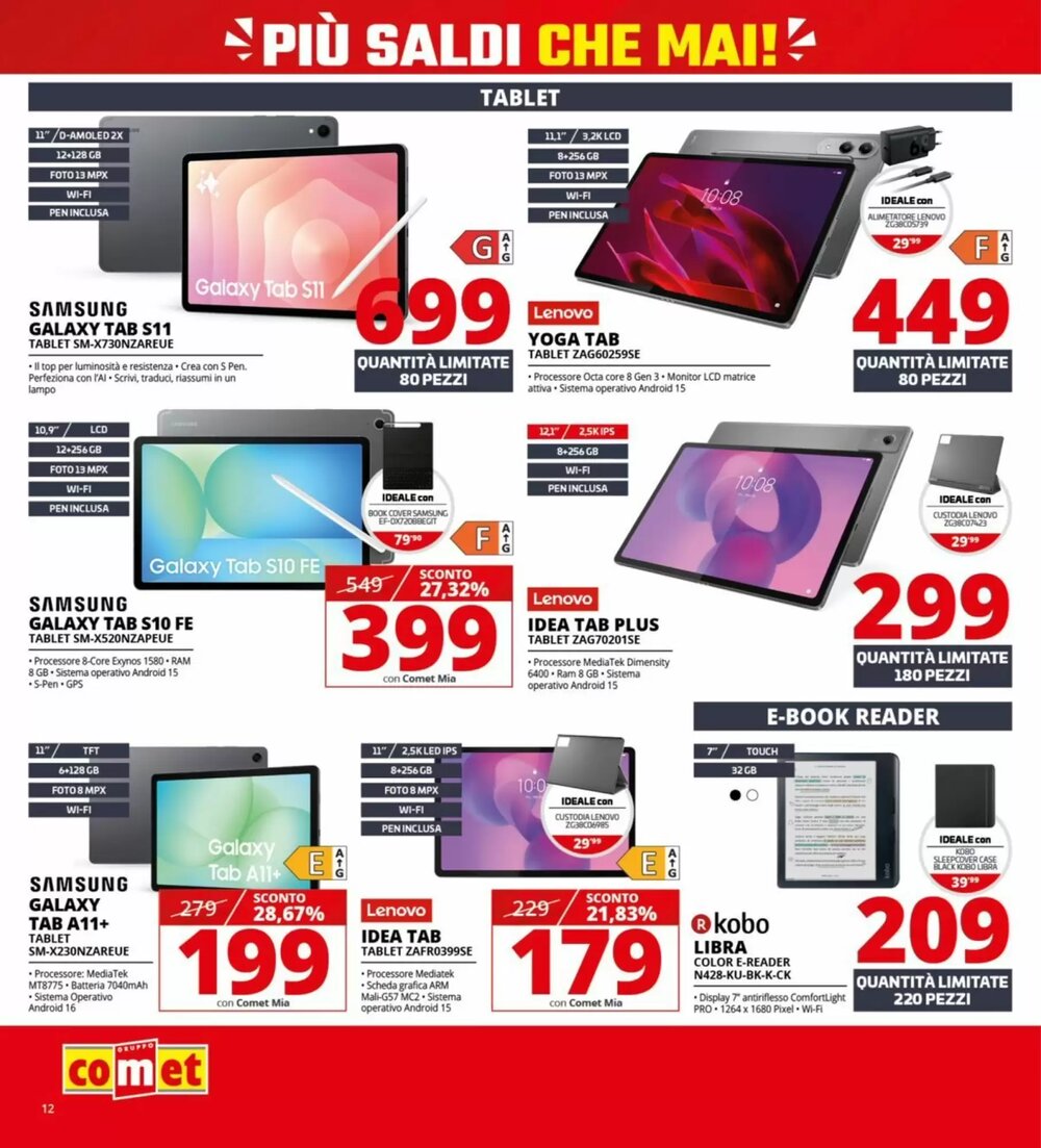 Volantino promozionale Comet  valide dal 02/01/2026 - Pagina 12.