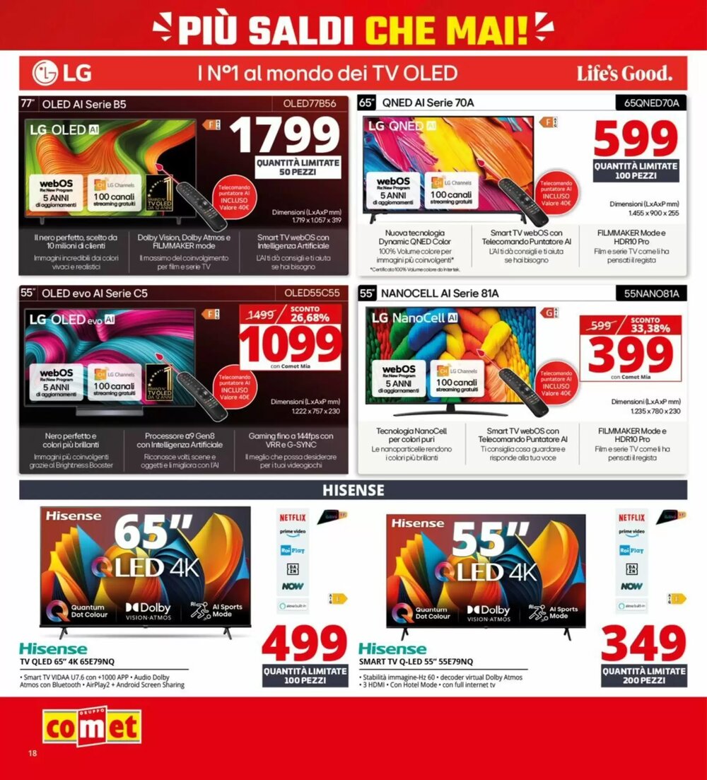 Volantino promozionale Comet  valide dal 02/01/2026 - Pagina 18.
