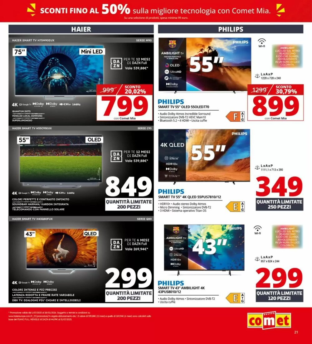 Volantino promozionale Comet  valide dal 02/01/2026 - Pagina 21.