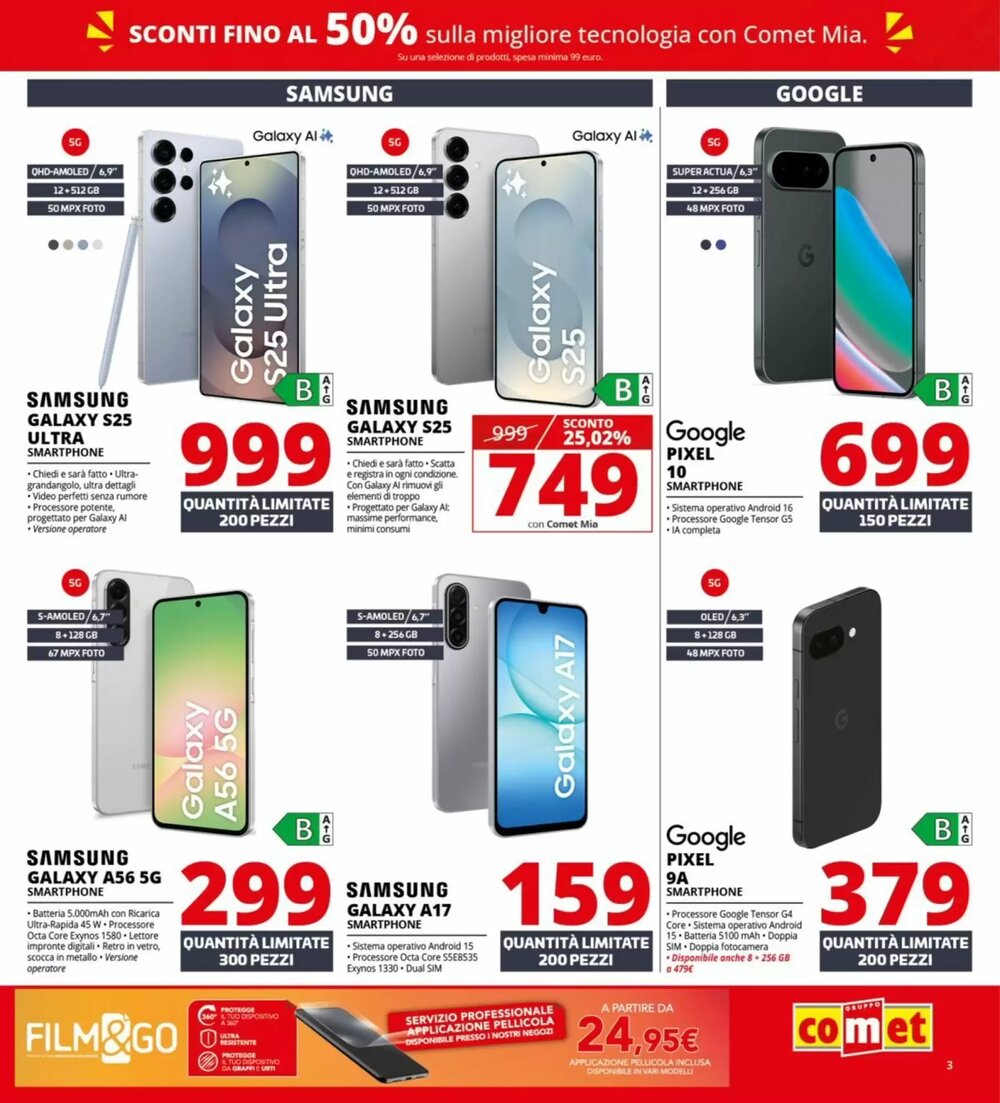 Volantino promozionale Comet  valide dal 02/01/2026 - Pagina 3.