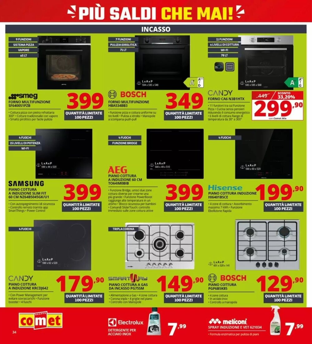 Volantino promozionale Comet  valide dal 02/01/2026 - Pagina 34.