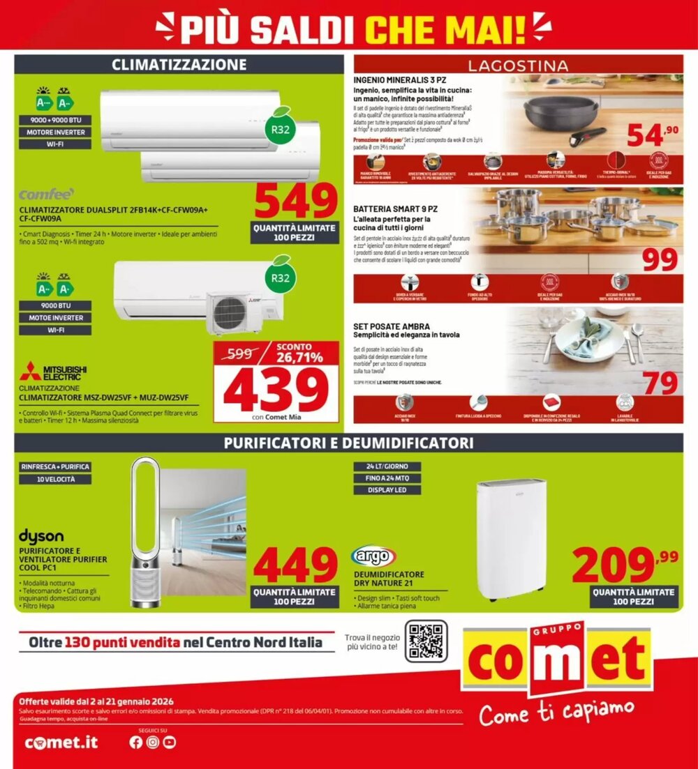 Volantino promozionale Comet  valide dal 02/01/2026 - Pagina 35.