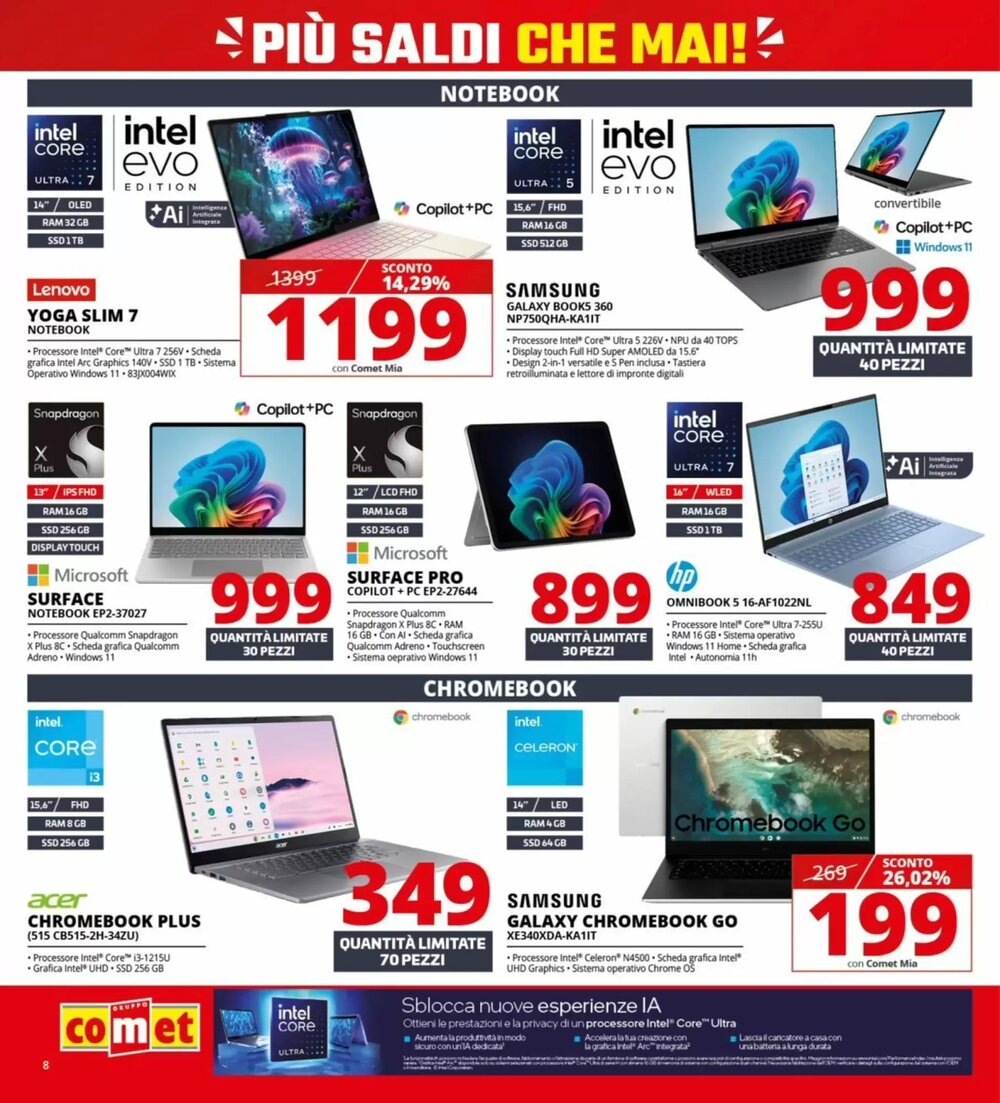 Volantino promozionale Comet  valide dal 02/01/2026 - Pagina 8.
