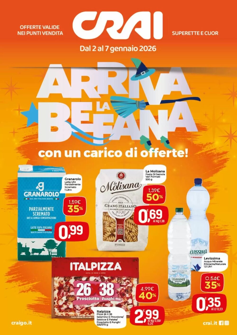 Volantino promozionale Crai  valide dal 02/01/2026 - Pagina 1.
