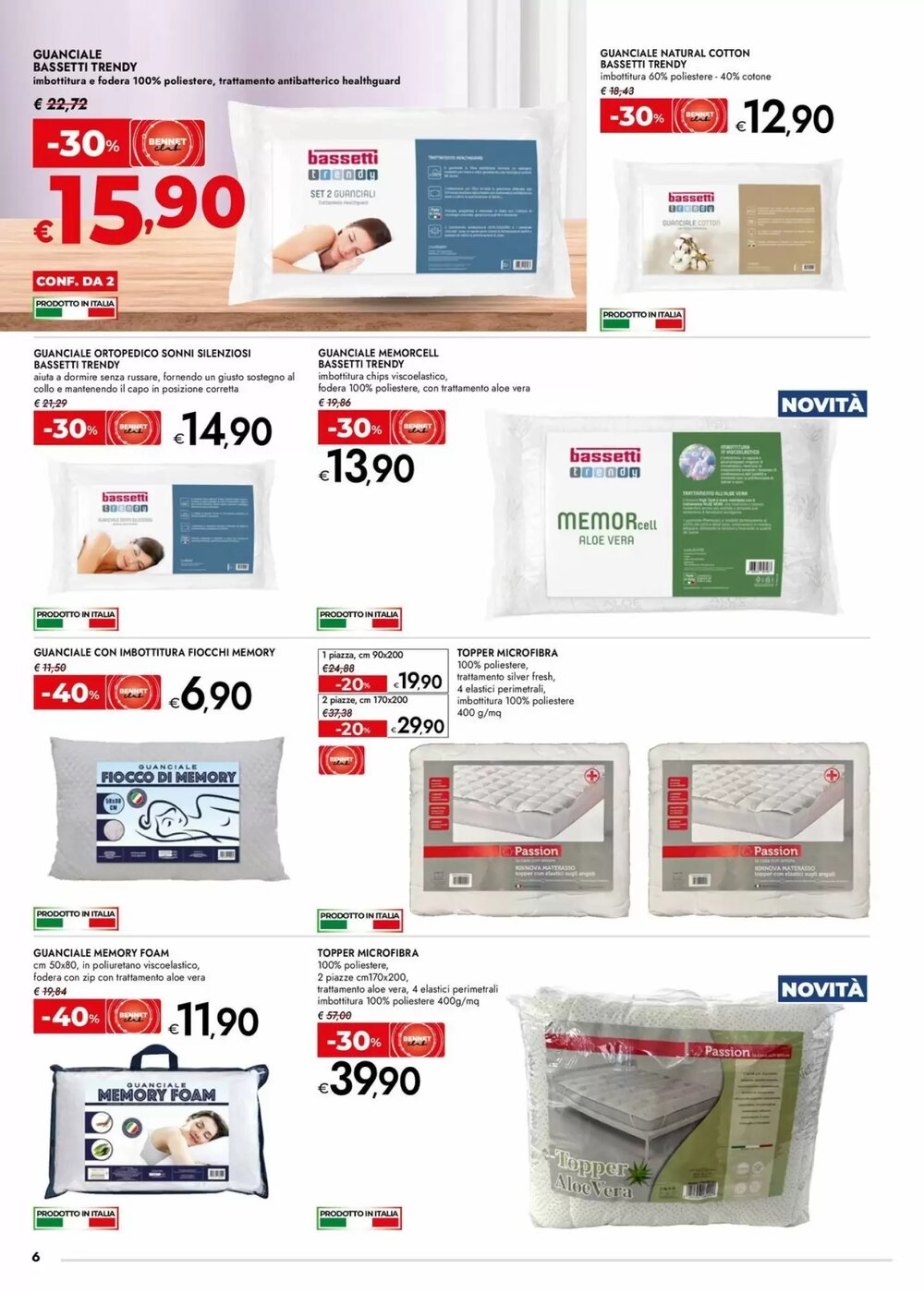 Volantino promozionale Bennet  valide dal 02/01/2026 - Pagina 6.