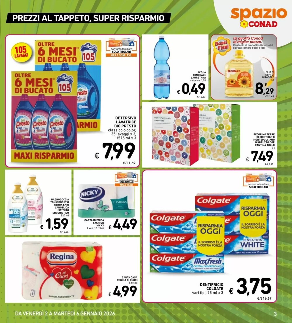 Volantino promozionale Spazio Conad  valide dal 02/01/2026 - Pagina 3.