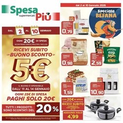 Volantino promozionale SpesaPiù Supermercati valide dal 02/01/2026