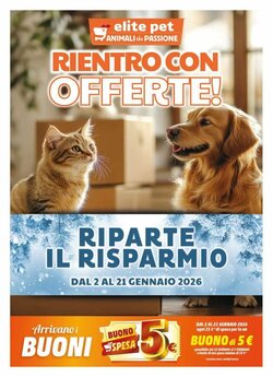Volantino promozionale Elite Pet  valide dal 02/01/2026 - Pagina 1.