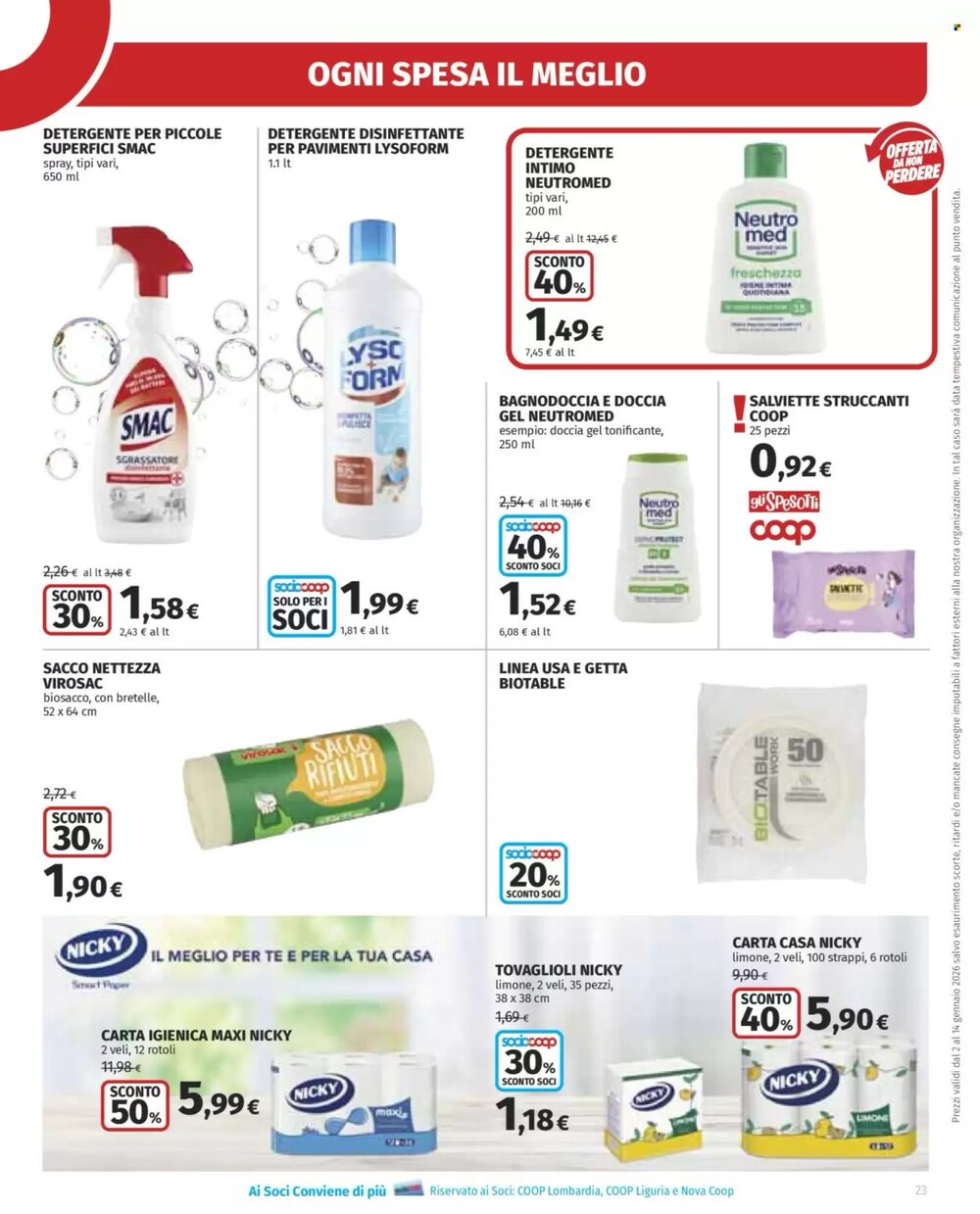 Volantino promozionale Ipercoop  valide dal 02/01/2026 - Pagina 23.