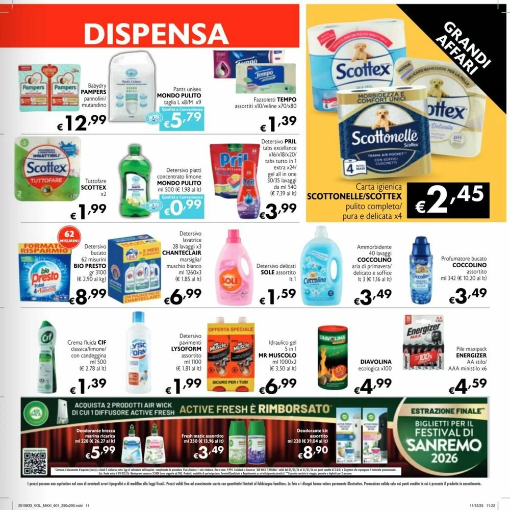 Volantino promozionale SuperW  valide dal 02/01/2026 - Pagina 11.