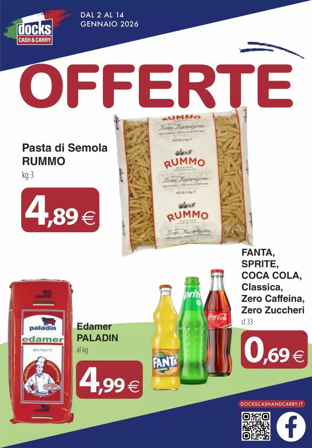 Volantino promozionale Docks Cash&Carry  valide dal 02/01/2026 - Pagina 1.