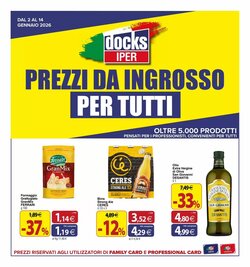 Volantino promozionale Docks Cash&Carry  valide dal 02/01/2026 - Pagina 1.