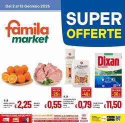 Volantino promozionale Famila Market  valide dal 02/01/2026 - Pagina 1.