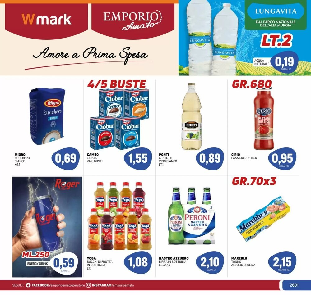 Volantino promozionale Emporio Amato  valide dal 02/01/2026 - Pagina 1.