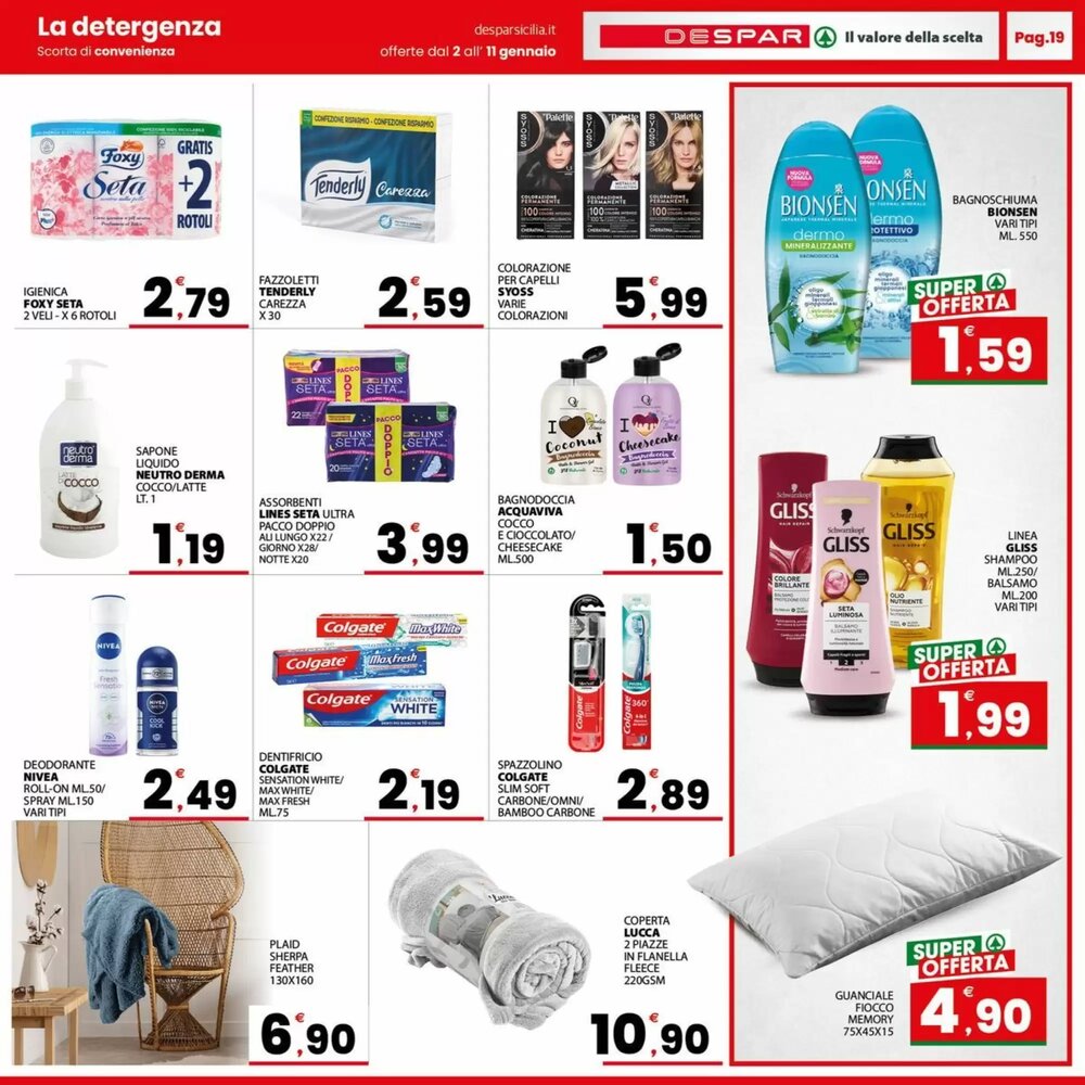 Volantino promozionale Despar Sicilia  valide dal 02/01/2026 - Pagina 19.