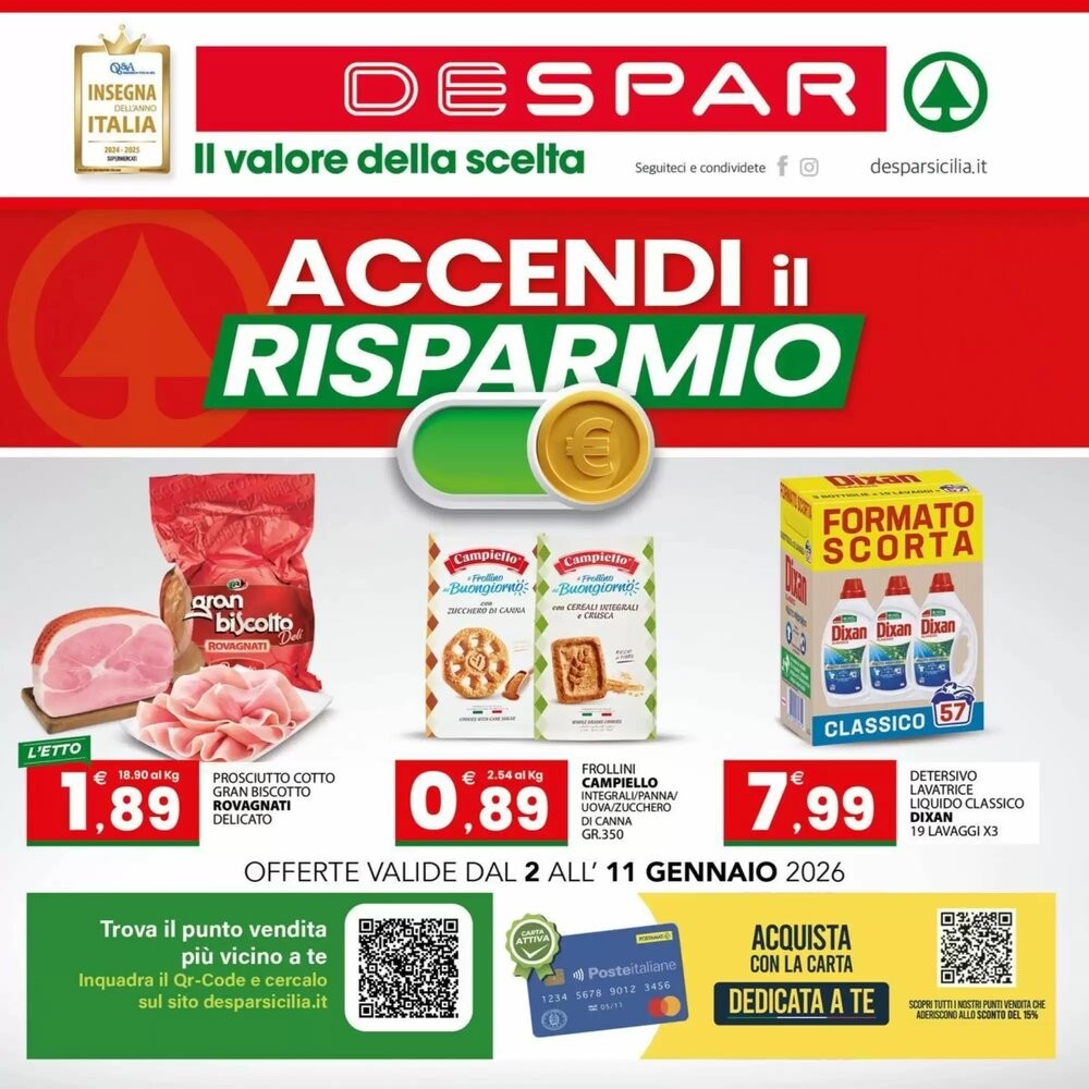 Volantino promozionale Despar Sicilia  valide dal 02/01/2026 - Pagina 20.