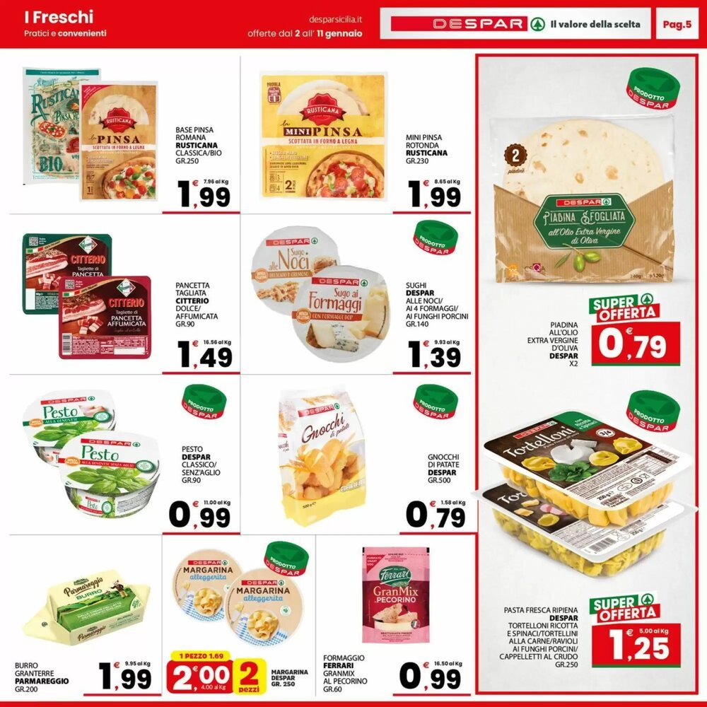 Volantino promozionale Despar Sicilia  valide dal 02/01/2026 - Pagina 5.