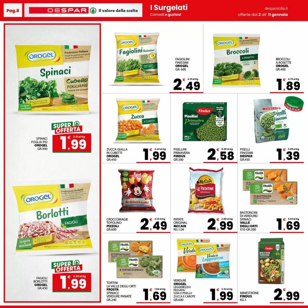 Volantino promozionale Despar Sicilia  valide dal 02/01/2026 - Pagina 8.