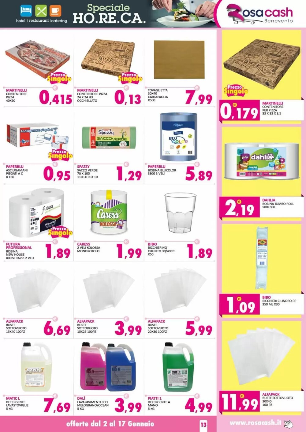 Volantino promozionale Rosa Cash  valide dal 02/01/2026 - Pagina 13.