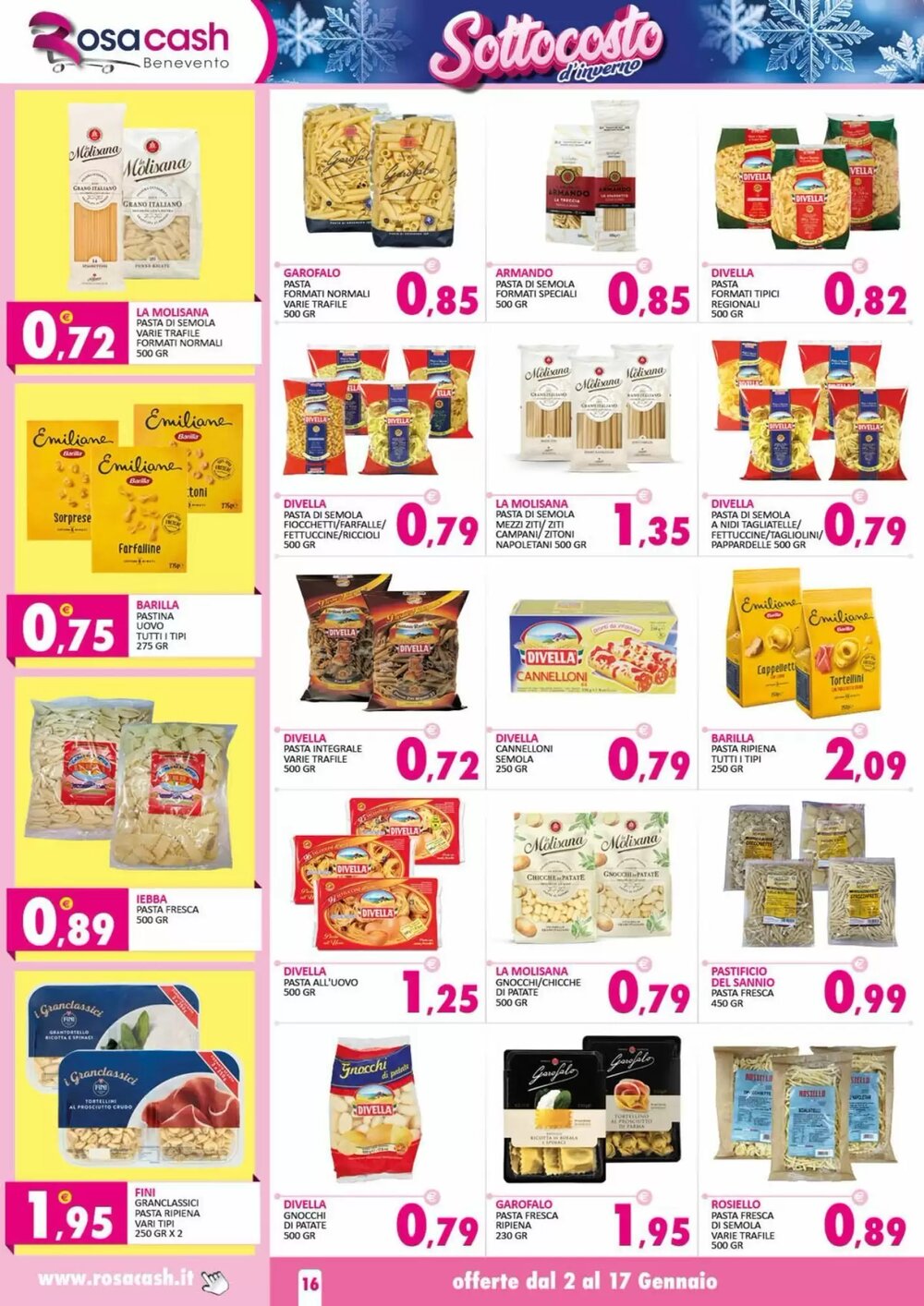 Volantino promozionale Rosa Cash  valide dal 02/01/2026 - Pagina 16.