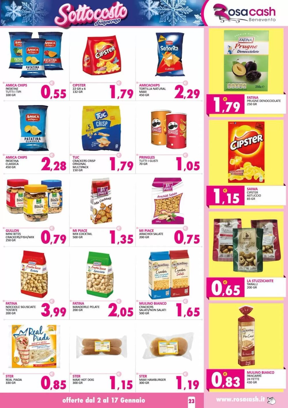 Volantino promozionale Rosa Cash  valide dal 02/01/2026 - Pagina 23.