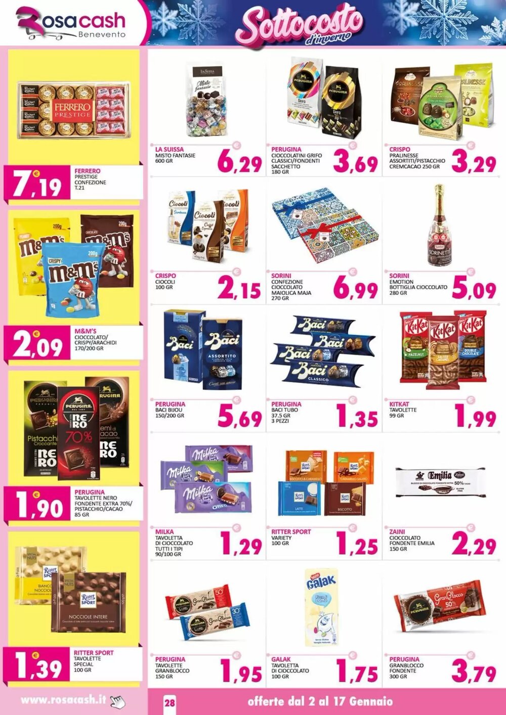 Volantino promozionale Rosa Cash  valide dal 02/01/2026 - Pagina 28.