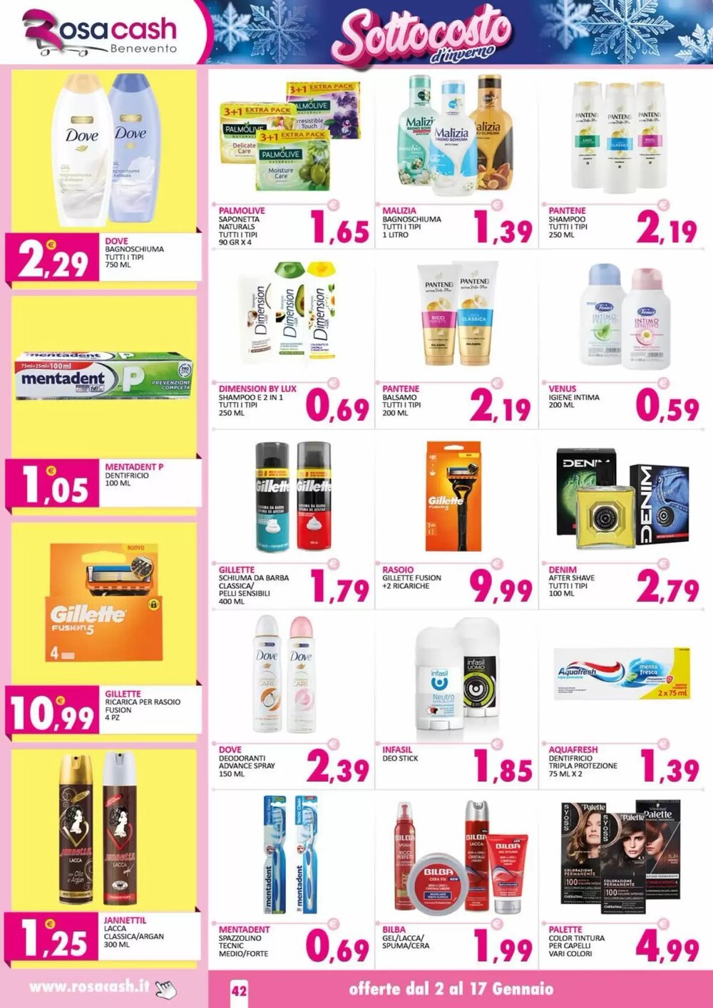 Volantino promozionale Rosa Cash  valide dal 02/01/2026 - Pagina 42.