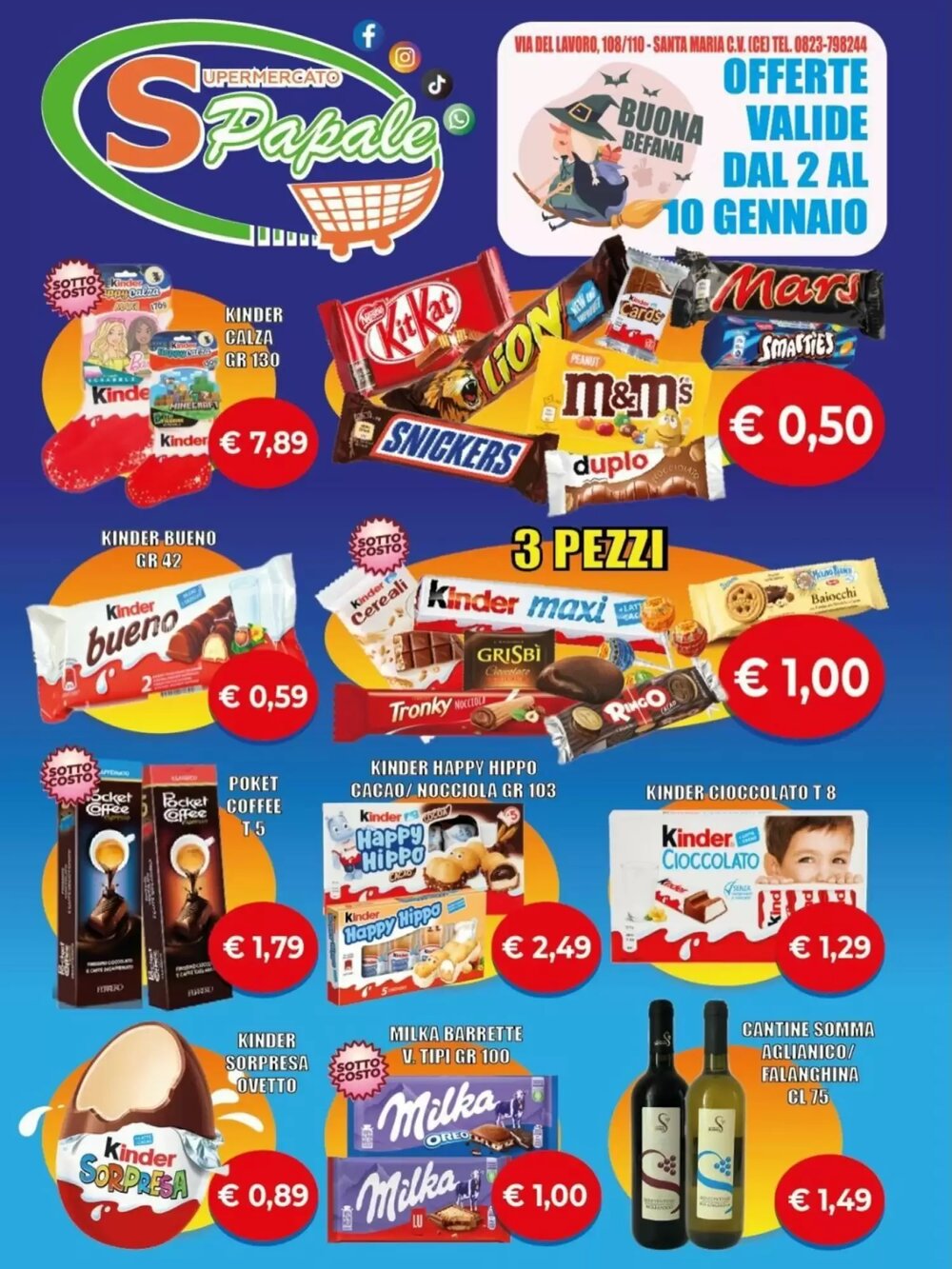 Volantino promozionale Supermercato Papale  valide dal 02/01/2026 - Pagina 1.