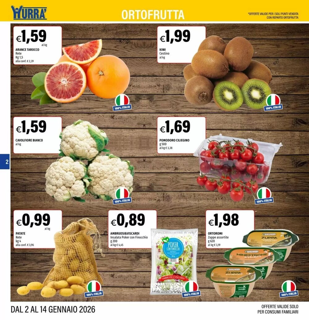 Volantino promozionale Hurrà  valide dal 02/01/2026 - Pagina 2.