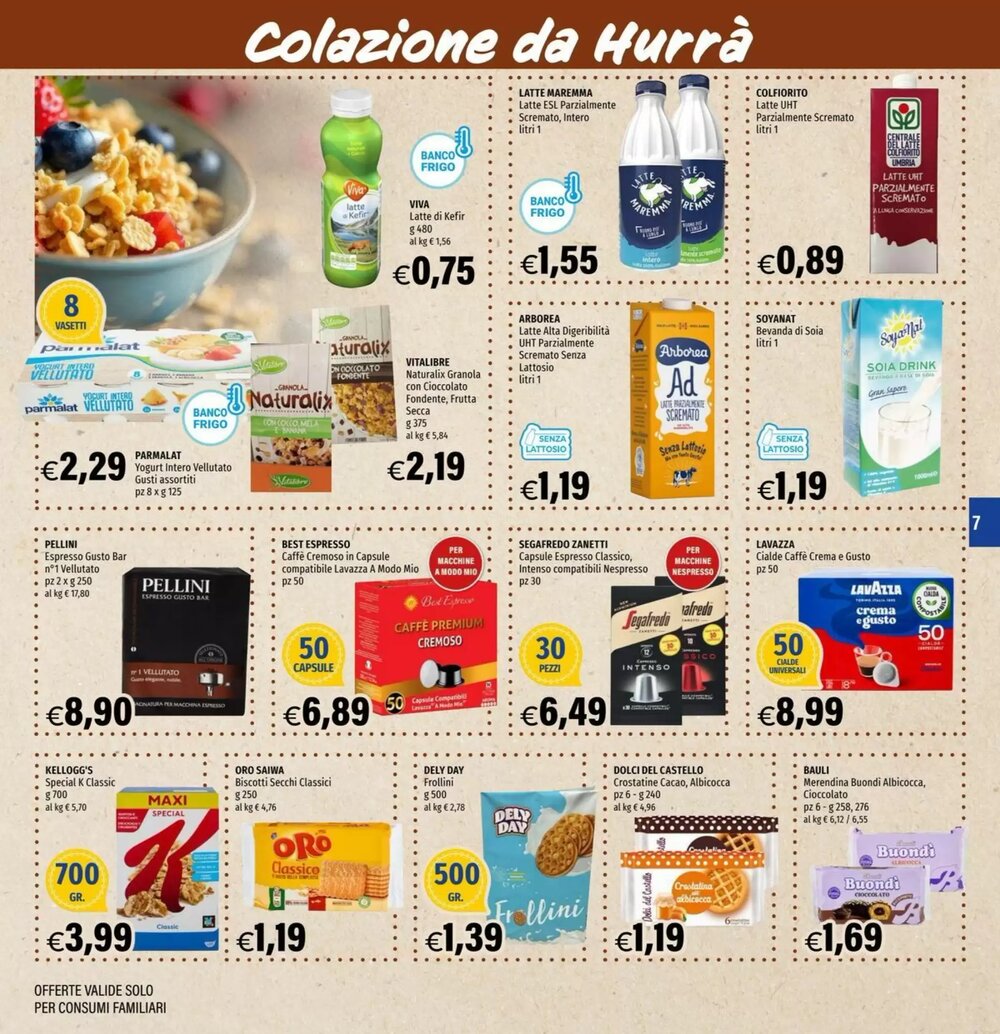 Volantino promozionale Hurrà  valide dal 02/01/2026 - Pagina 7.
