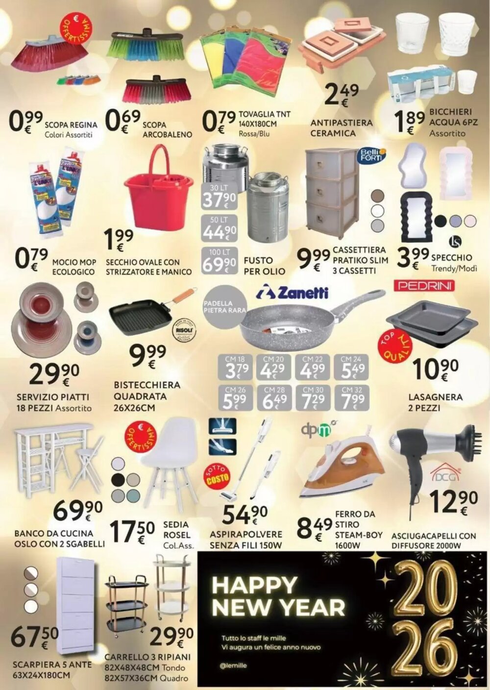 Volantino promozionale Le Mille  valide dal 02/01/2026 - Pagina 2.