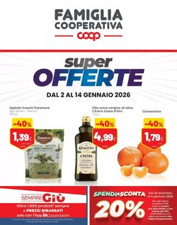 Volantino promozionale Coop  valide dal 02/01/2026 - Pagina 1.