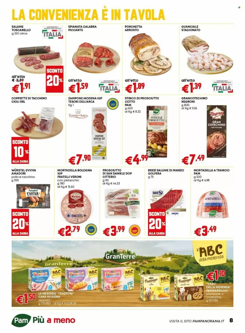 Volantino promozionale Pam  valide dal 02/01/2026 - Pagina 8.